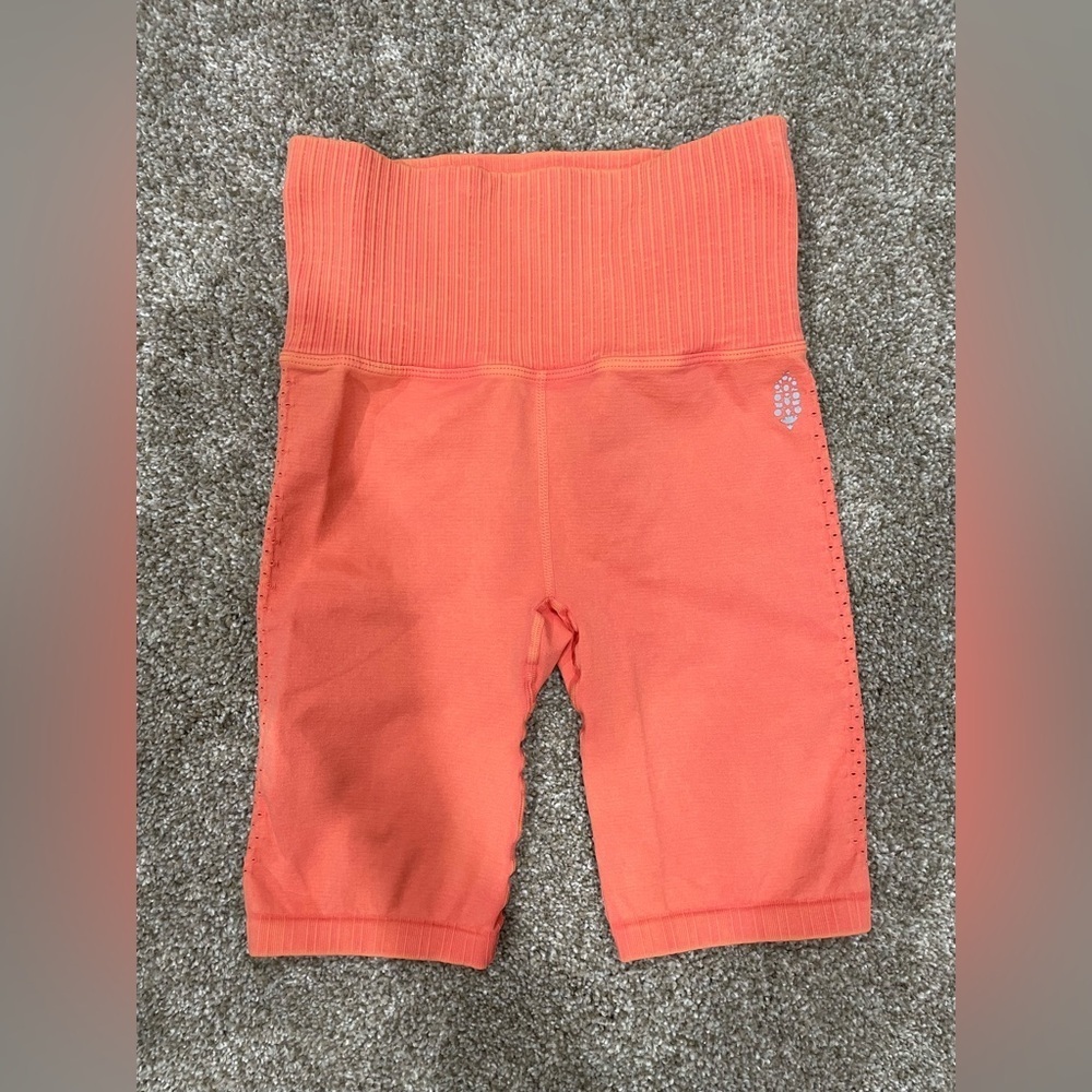 Free People Movement Women’s Coral Shorts Orange Size XS sport shorts
